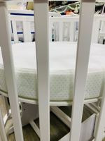 Матрас круг "Совенок" Стег. трикотаж, 75*75*11 см