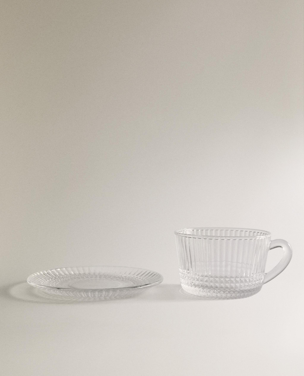 Zara Home стакан из стекла, цвет прозрачный, 10 см · 6289/209