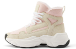 Kappa wear-resistant and warm high-top life casual shoes women's pearl powder