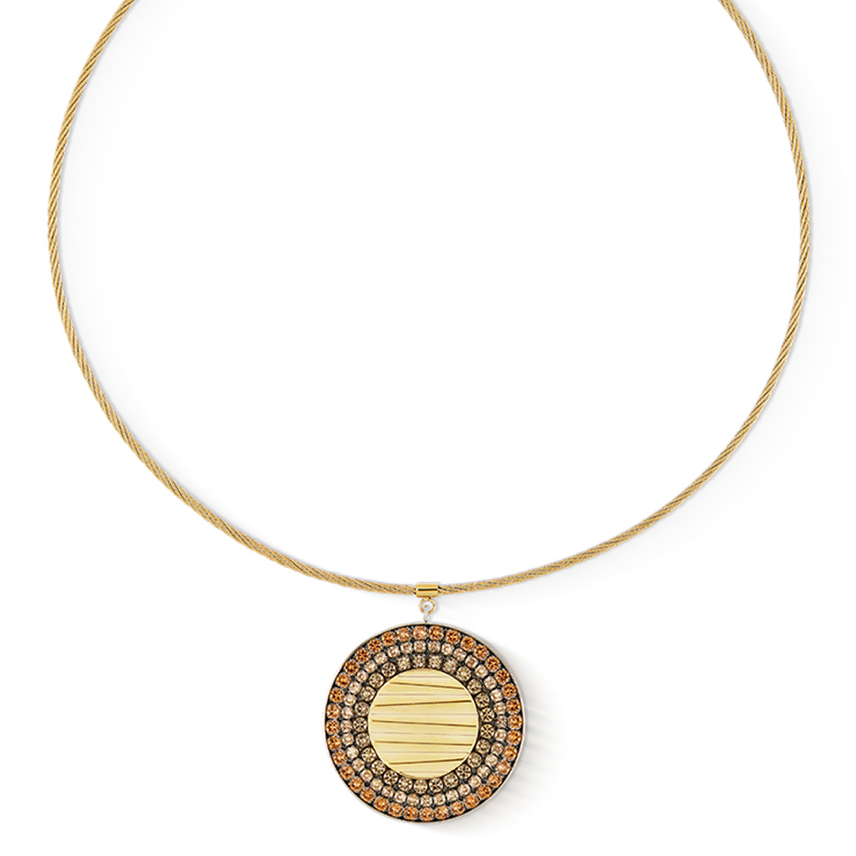 Колье Coeur de Lion Beige-Gold 2037/10-1016