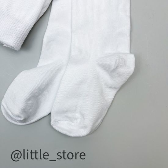 Колготки хлопковые, Белые