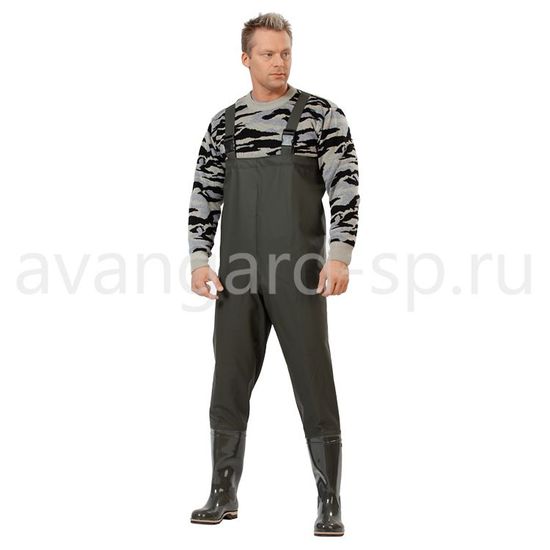 Полукомбинезон рыбацкий ПВХ (оливковый)