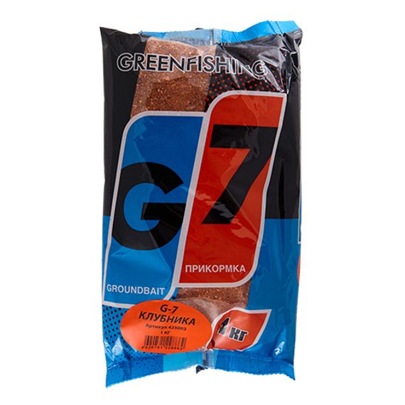 Прикормка GF G-7 1кг КЛУБНИКА