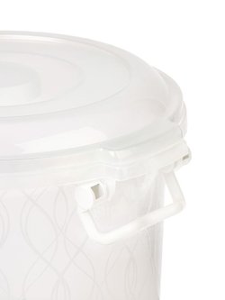 Контейнер для хранения круглый 8л.с защелкой (098)