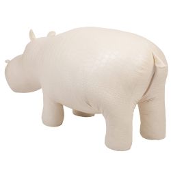 Банкетка Пуф Бегемот Белый средний