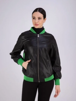 Куртка женская из натуральной кожи оверсайз Турция