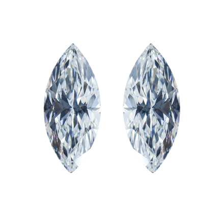 Лабораторно-выращенный бриллиант маркиз (пара) 2.16 ct