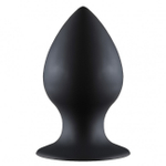 Большая анальная пробка на присоске Thick Anal Plug XL (13 см , черный) (Цвет: черный)