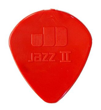 Медиаторы 6шт, 1,18мм, красные, Dunlop 47P2N Nylon Jazz II