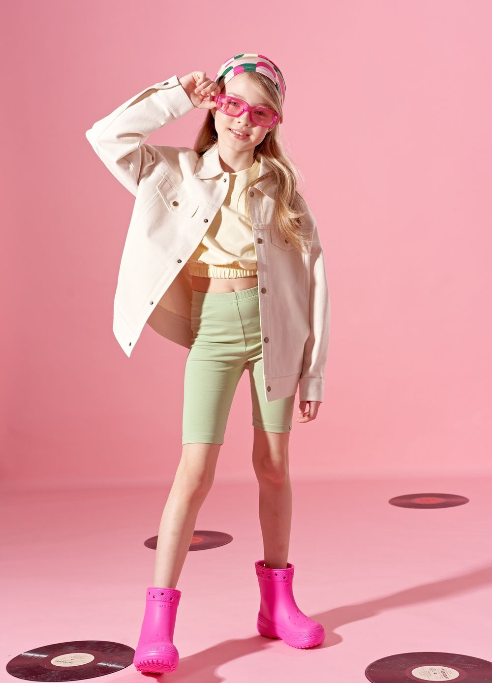 Шорты "Велосипедки Шалфей" 7+