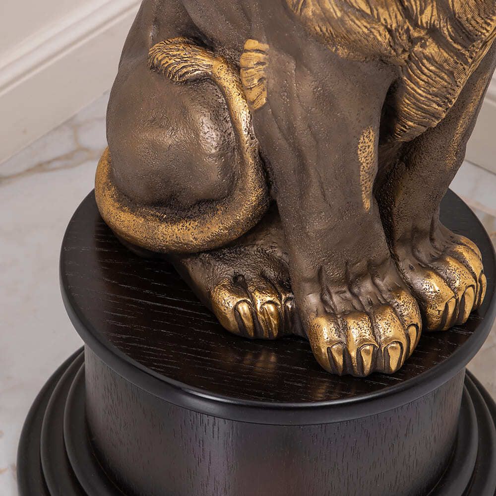 Подставка Лев Лион Орех Оберджин