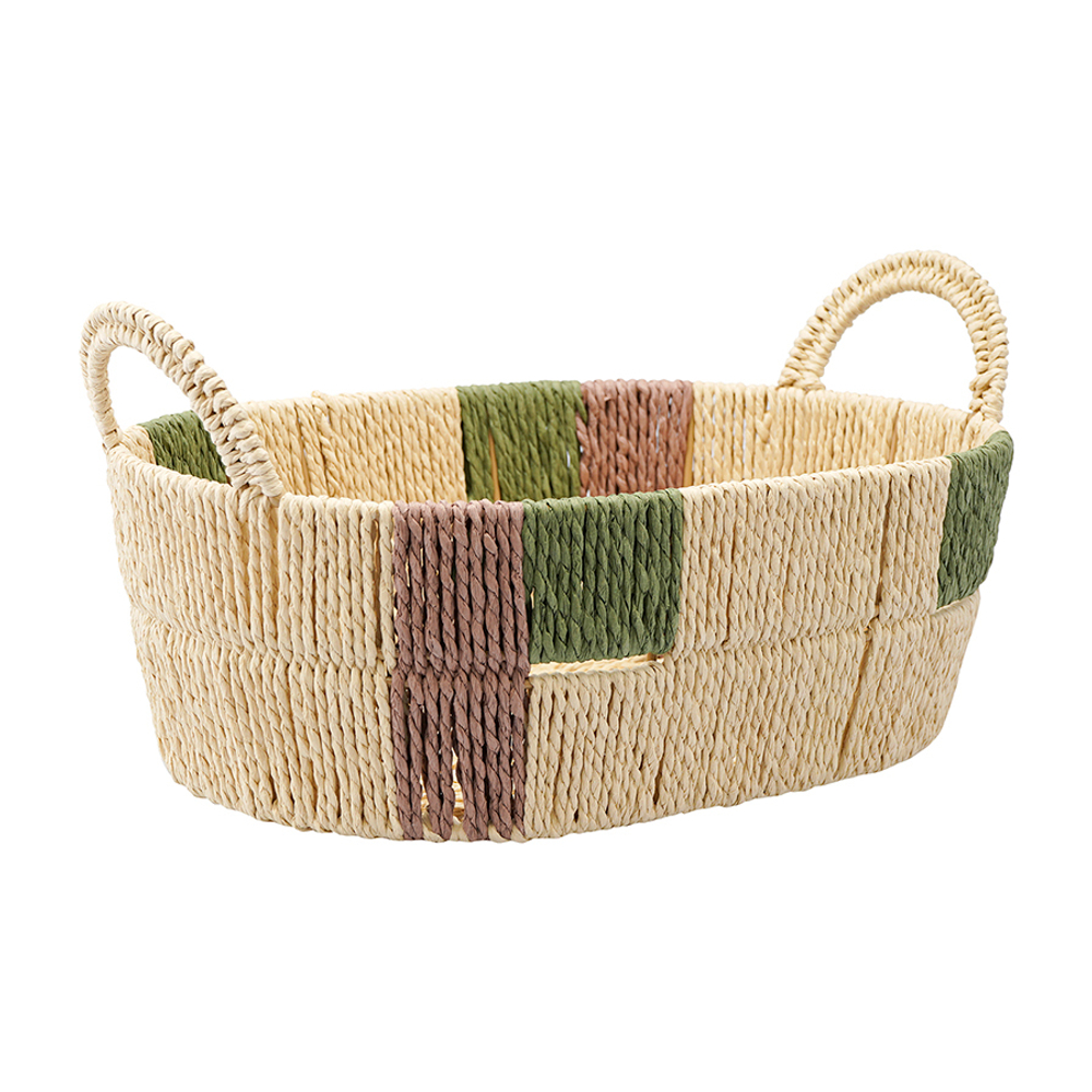 Корзина плетеная овальная bodhran nature из коллекции ethnic, размер s