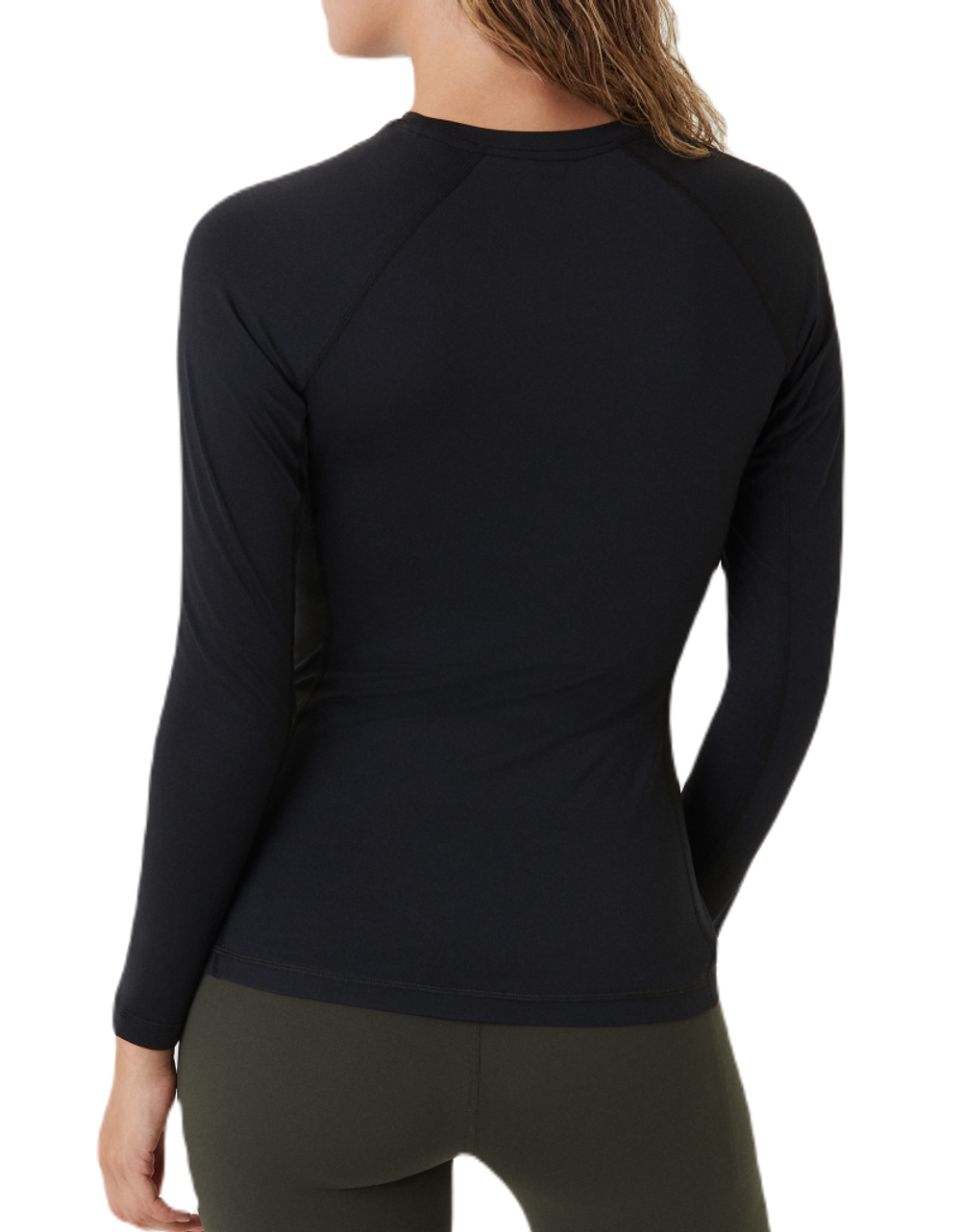 Женская теннисная футболка (dł. Рукава) Björn Borg Sthlm First Layer T-Shirt - black beauty