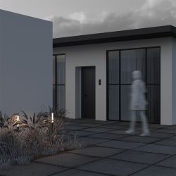 Уличный грунтовый светодиодный светильник Maytoni Flare O487FL-L3GF3K1