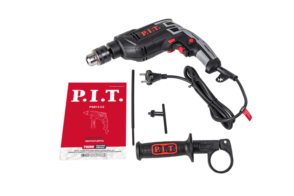 АКЦИЯ! Дрель ударная электрич. PSB13-C2 PIT