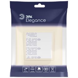 Рамка для розеток и выключателей ЭРА Elegance 14-5011-02 Classic, на 1 пост, сл.кость