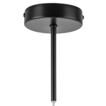 813117 Подвес GLOBO 1х40W E14 черный/белый