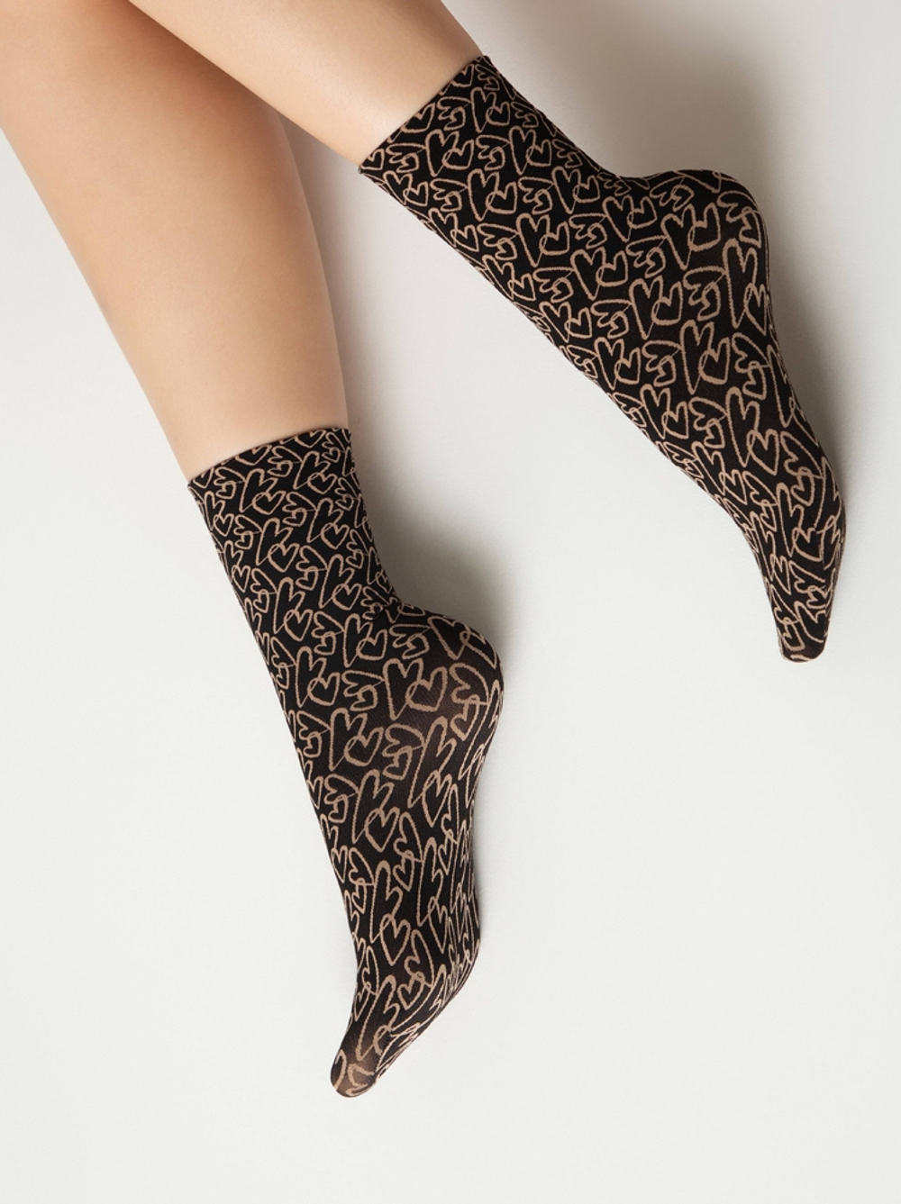 CONTE FANTASY Плотные носки с рисунками«Love»