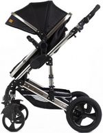 Коляска для новорожденных трансформер, 2в1 Luxmom 555 Серый Лен