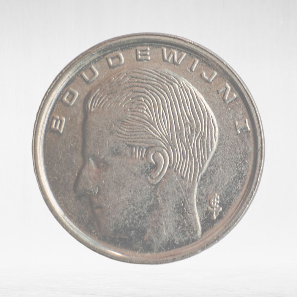 Belgium, 1 Franc - Baudouin I (Dutch Text), 1989, VF