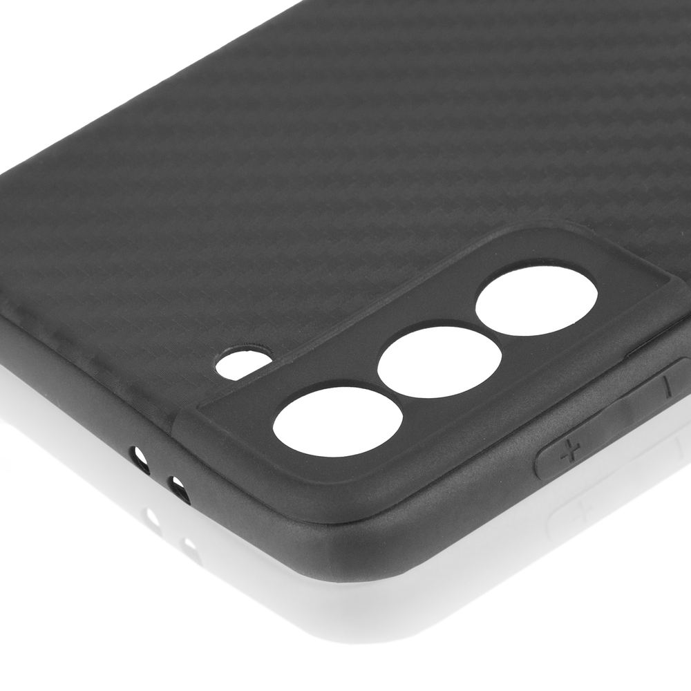Чехол ROSCO для Samsung Galaxy S21 оптом (арт. SS-S21-CARBONE-BLACK)