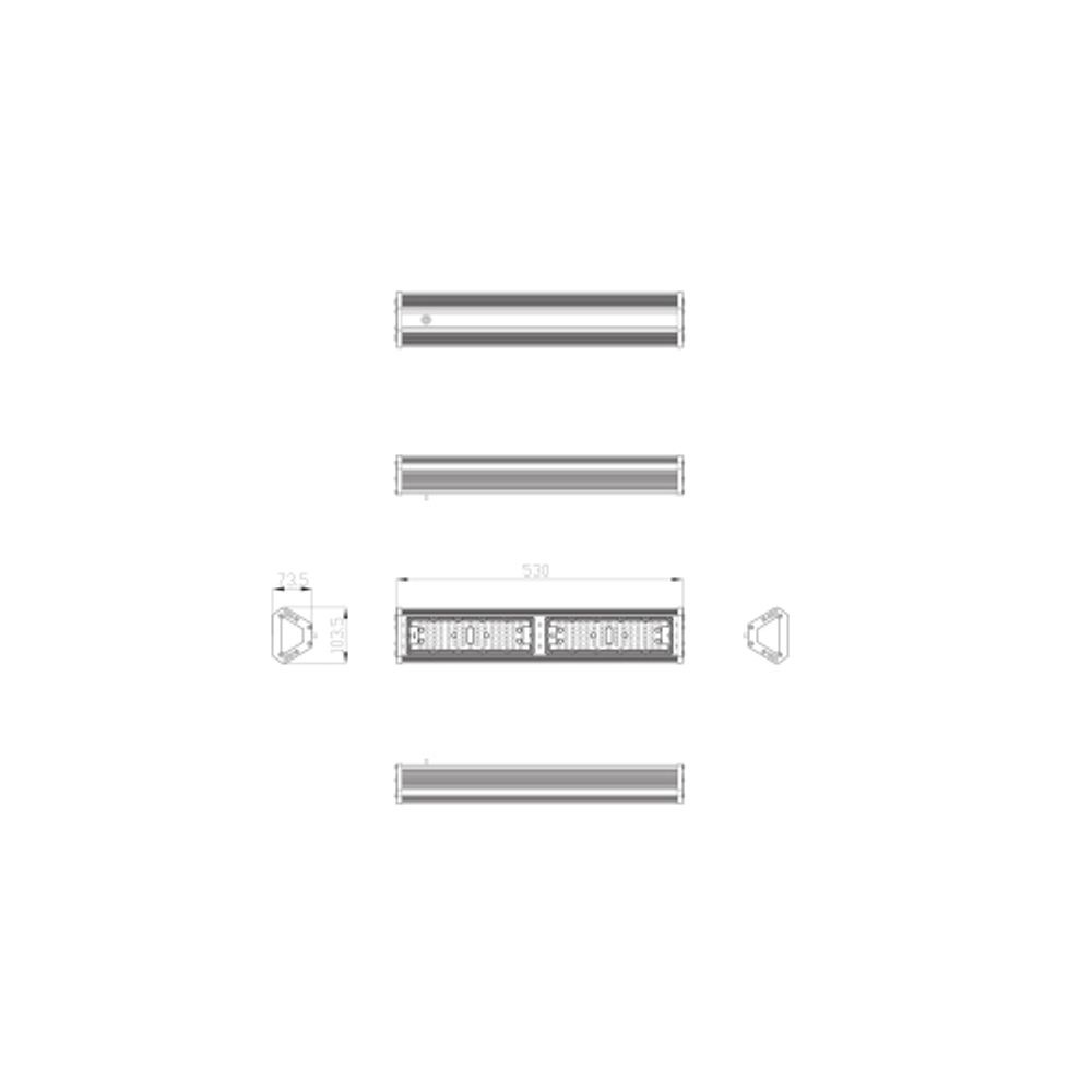 Светильник светодиодный ЭРА SPP-404-0-50K-100 подвесной IP54 100Вт 10500Лм 5000K Кп&lt;5% КСС Г IC