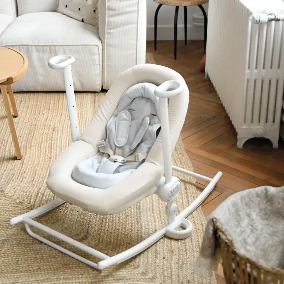 Шезлонг детский Beaba Up&Down Baby Bouncer Plus Grey