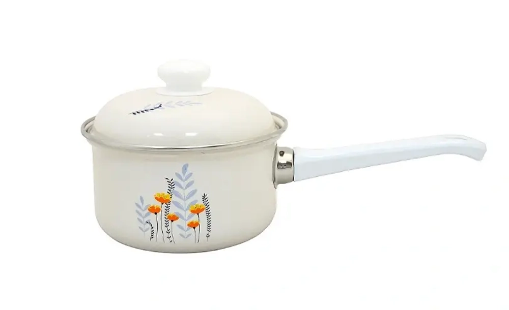 Кастрюля эмалированная 1л «Норвежский лес» С-1607АП/6Жм