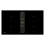 Индукционная варочная панель с вытяжкой Kuppersbusch KMI 9850.0 SR Black Chrome