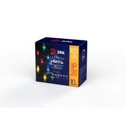 ENIN -10NM ЭРА Гирлянда LED Нить 10 м мультиколор 220V | Гирлянды