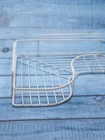 полка в ванную без сверления угловая