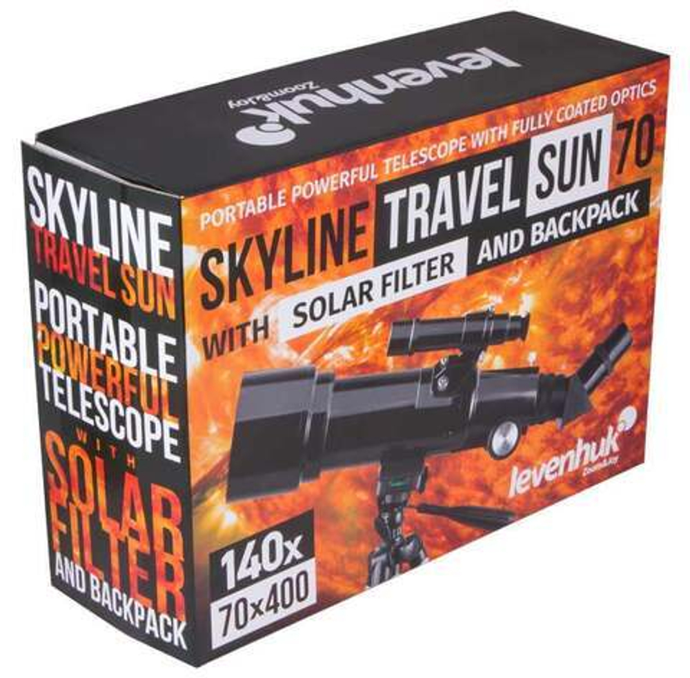 Телескоп Levenhuk Skyline Travel Sun 70