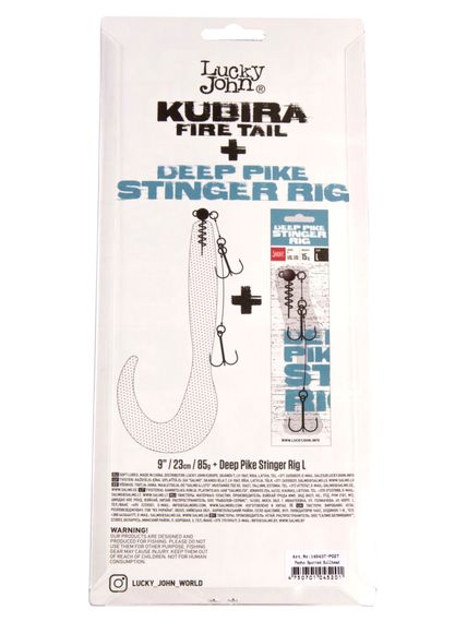 Твистеры LJ 3D BBS Series KUBIRA FIRE TAIL 9,0in (22,86)/PG27 1шт.