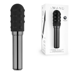 Люксовый вибратор Le Wand Grand Bullet темный графит