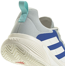 Мужские кроссовки теннисные Adidas Barricade - Бежевый, красный, небесный