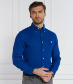 льняная рубашка POLO RALPH LAUREN - темно-голубой(710794141)