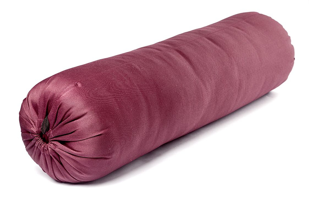 Болстер для йоги Айенгара шерстяной с хлопковым чехлом 75см Рамайога