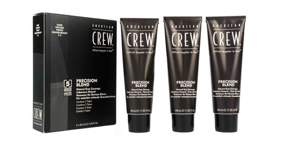 Камуфляж для седых волос American Crew, Precision Blend, Блондин 7/8, 3*40мл