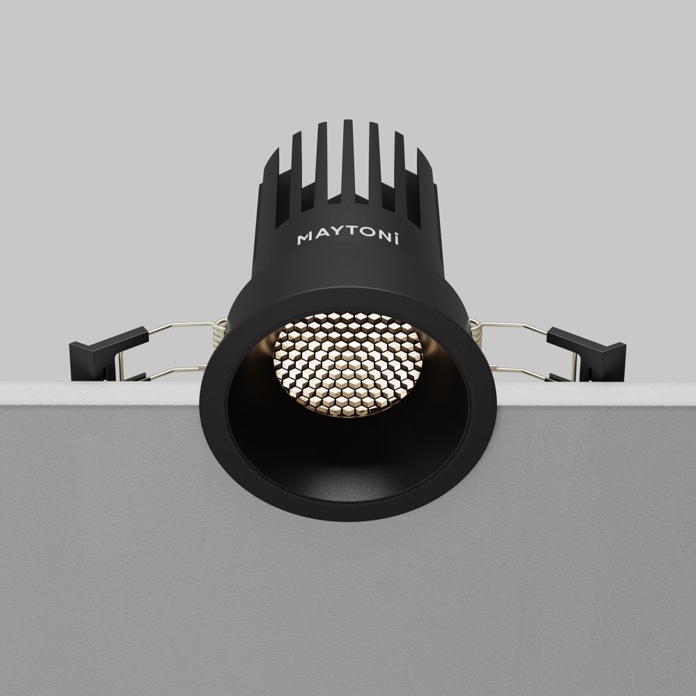 Светильник встраиваемый светодиодный Maytoni Dip DL117-15W-4K-B