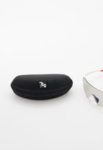 Спортивные очки 720armour Kamikaze + / Matte White w/ Red Rubber / Photochromic Smoke Light Blue