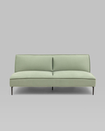 Диван прямой Кассель велюр светло-салатовый