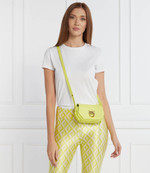 Кожаная сумка-мессенджер LOVE CLICK EXAGON BABY VITELLO Pinko - лимонный(100070 A0F1)