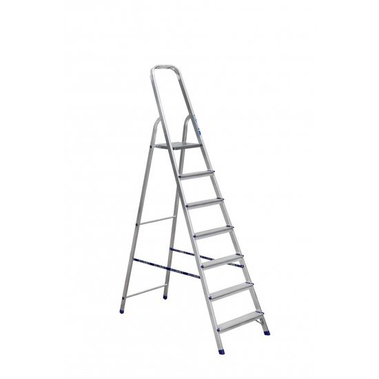 Лестница-стремянка "АЛЮМЕТ" 7-и ступенчатая алюминиевая (АМ707)