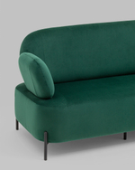 Диван Кэнди велюр зелёный