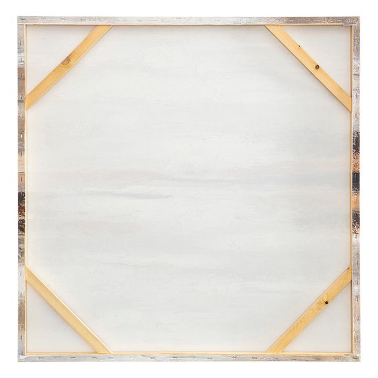 Панно декоративное с ручной росписью by feel, 80х80 см, бежевое