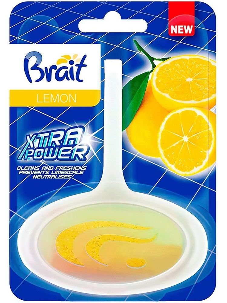 ТУАЛЕТНЫЙ БЛОК BRAIT LEMON ЗАПАСКА 40G 4303