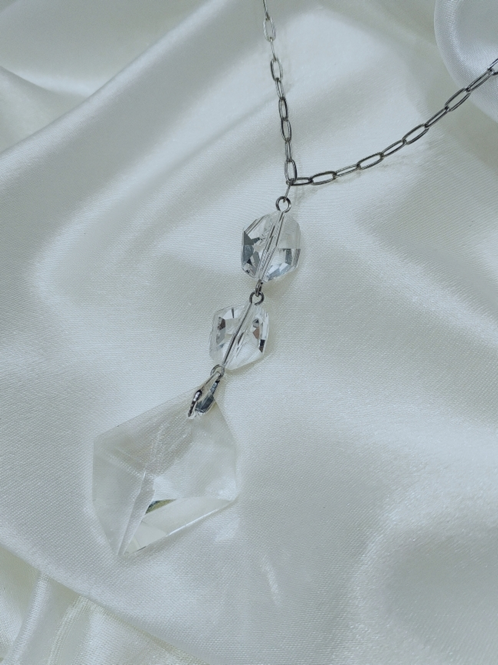 "Монге" подвеска в серебряном покрытии из коллекции "Водопад" от Jenavi