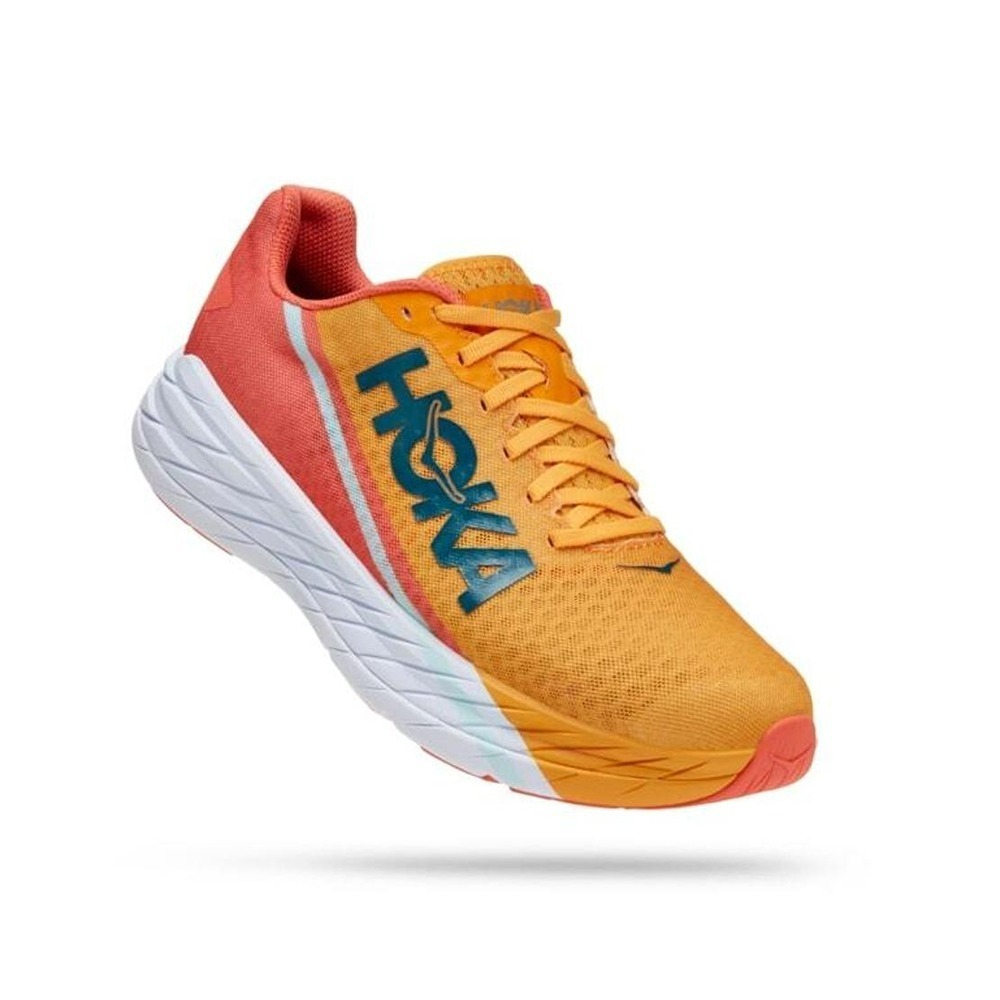 Кроссовки мужские HOKA U ROCKET X Radiant Yellow / Camellia