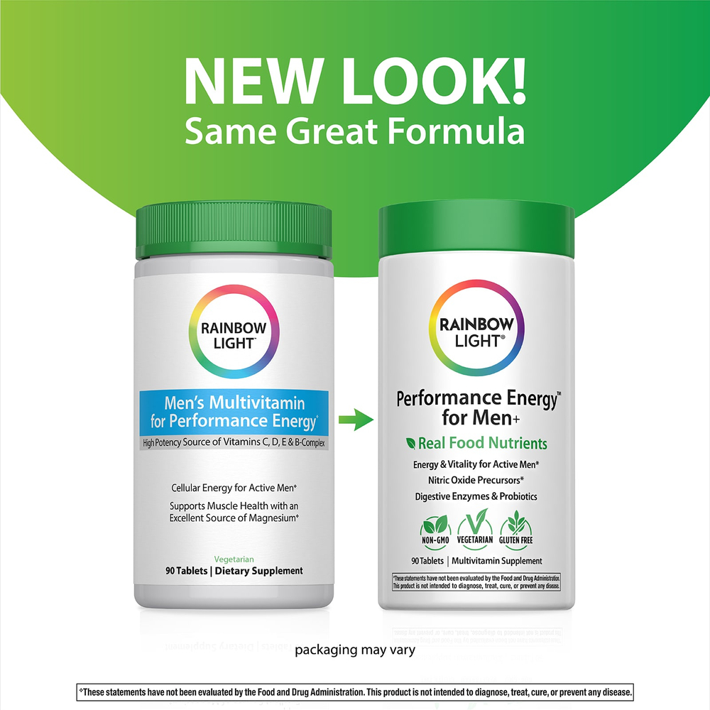 Rainbow Light, Performance Energy™, для мужчин+, 90 таблеток