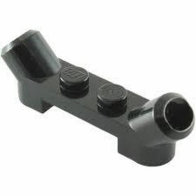 Lego 50шт Пластиковая деталь с трубами (черный) 4516196